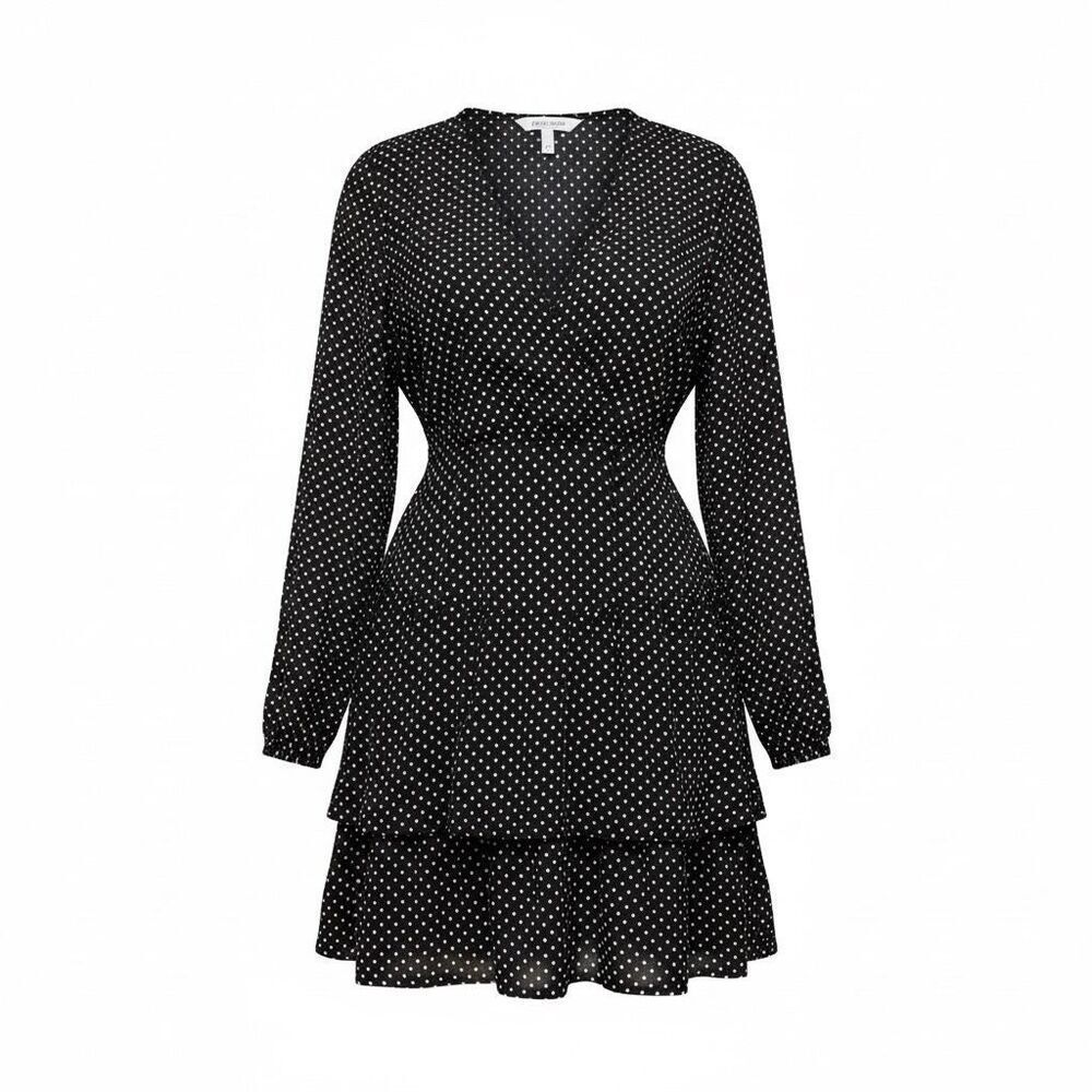 Mi ami Lola dot  tired dress size large
